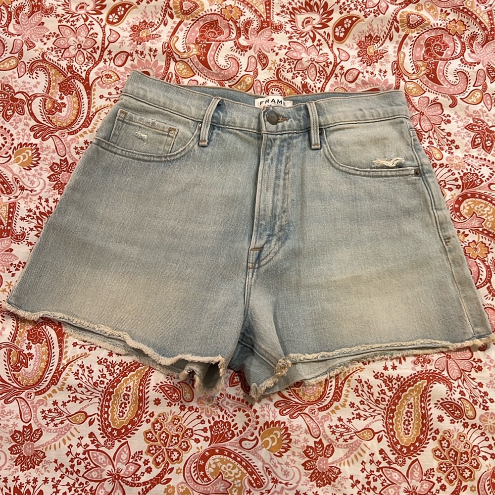 Frame denim shorts 28